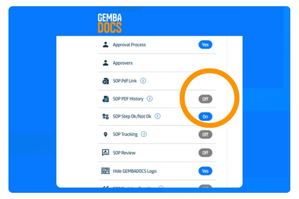 PDF Change History (Premium Plans)
