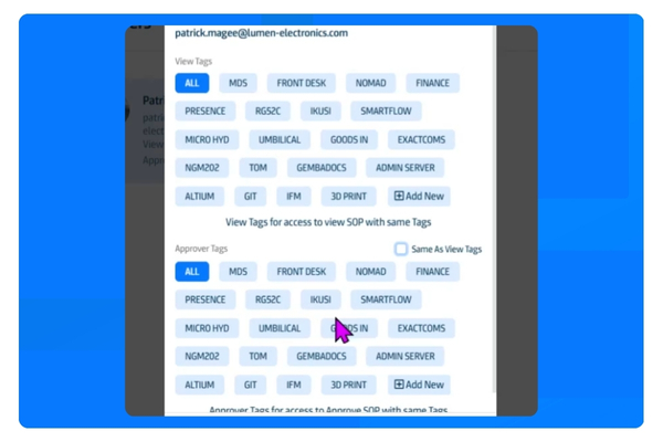 Streamlined Approvals Workflow