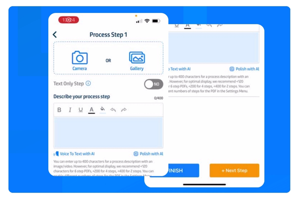 Mobile App Interface Improvements